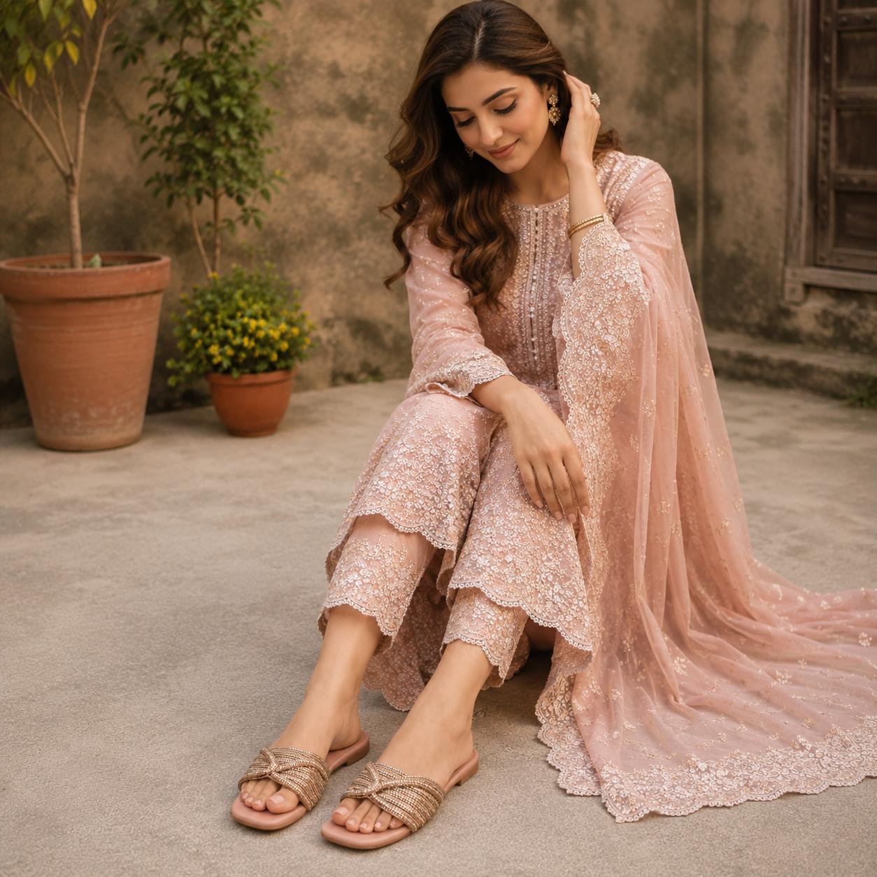 Women’s Fancy Flat Sandals - Image 3