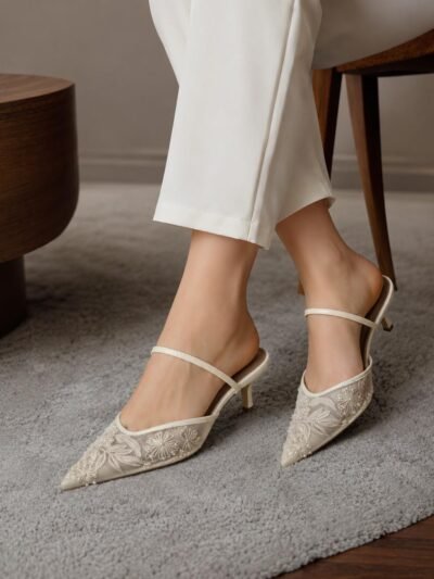 Women’s Embroidered Heels