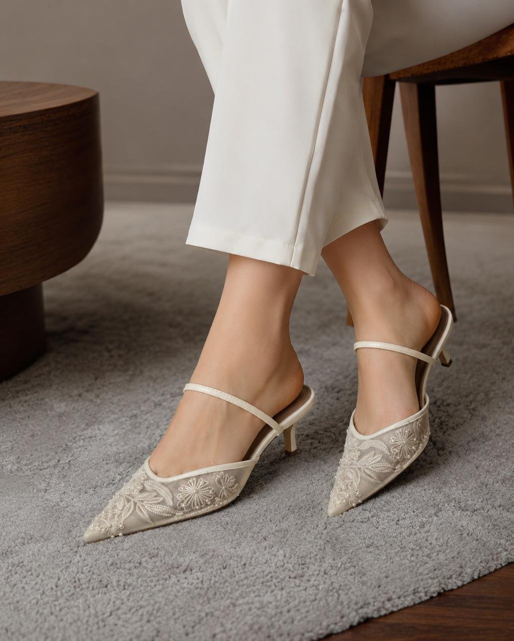 Women’s Embroidered Heels